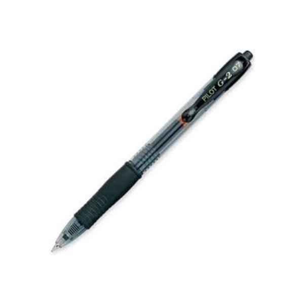 Pilot Pilot¬Æ G2 Gel Retractable Rollerball Pen, Fine, 0.7mm, Black Ink, Dozen 31020